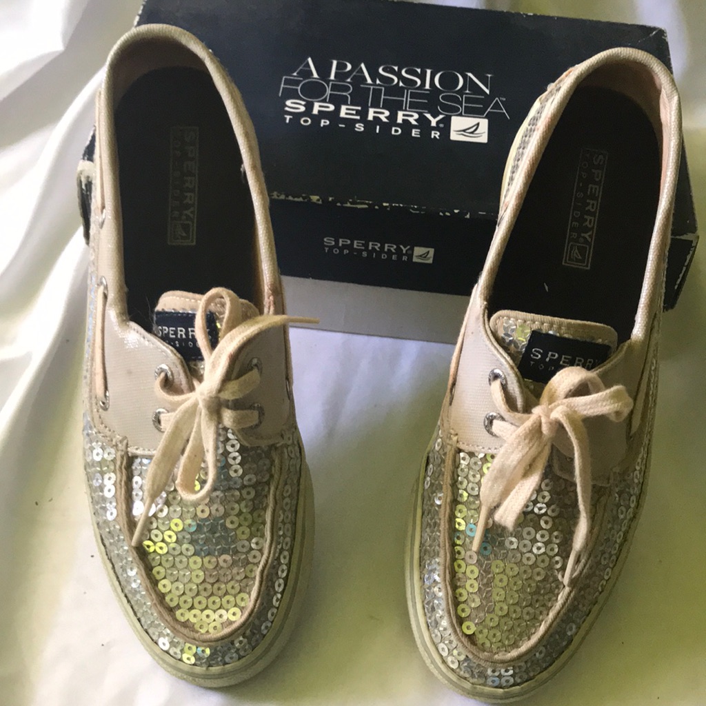 Sperry Silver Sneakers 7